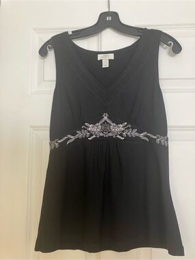 Ann Taylor Loft Black Knit Top